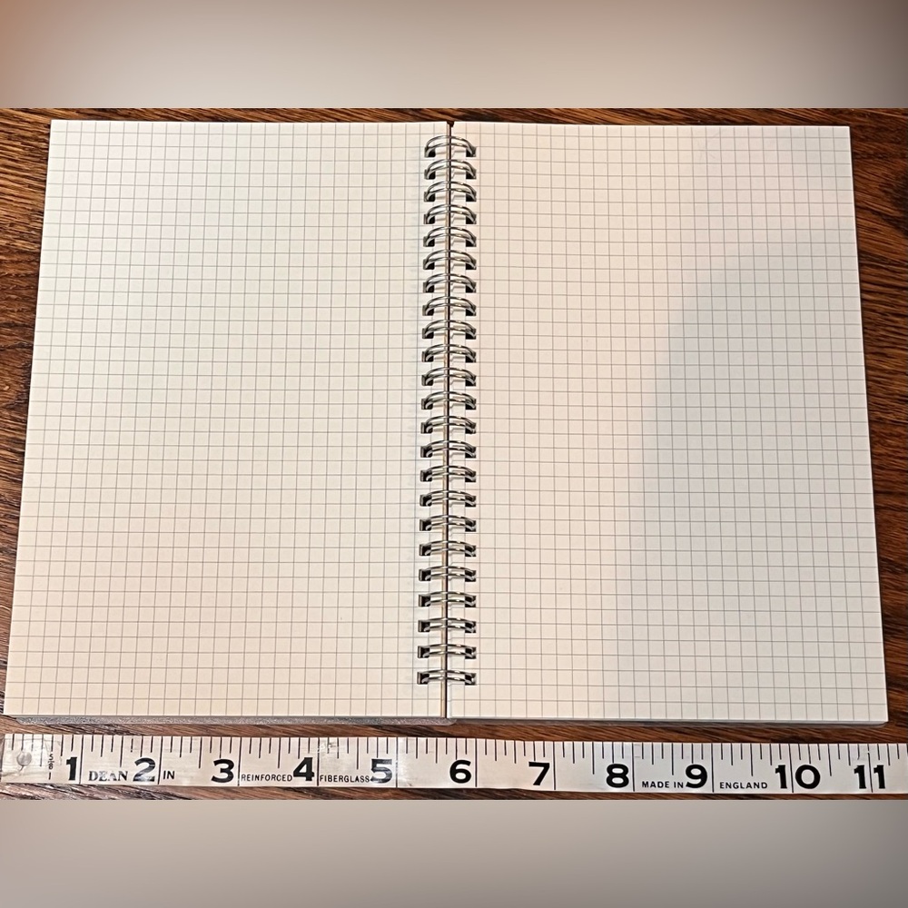Amazon White Grid Notebook - Picture 6 of 6